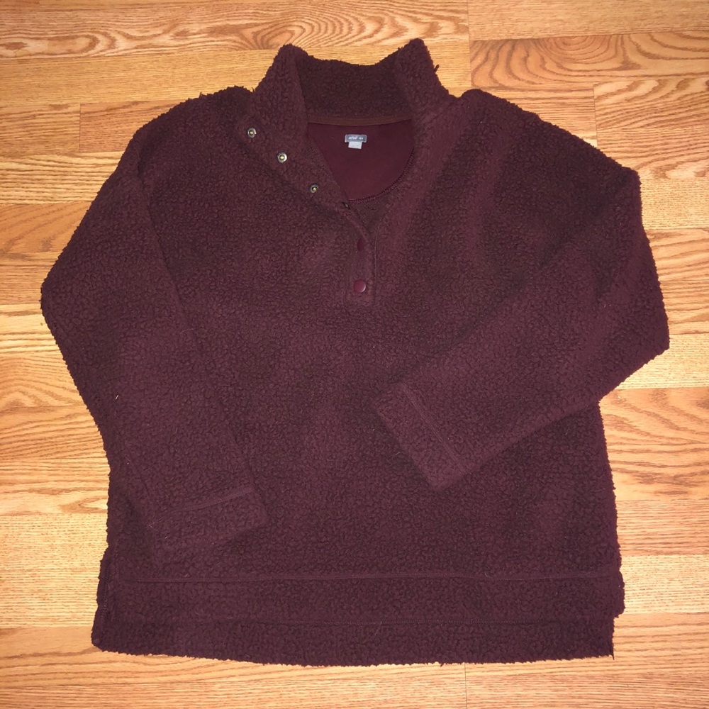 Aerie Sherpa Pullover Sweater